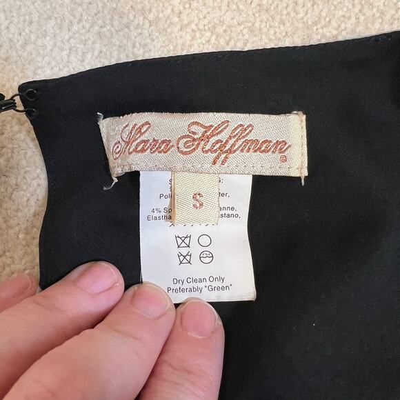 Mara Hoffman Geometric Long Sleeve Shift Dress Size Small Mod, Sophisticated - Picture 9 of 11